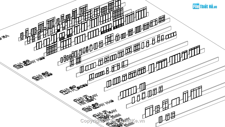 family cửa,family cửa nhôm,family revit,family cửa nhôm xingfa
