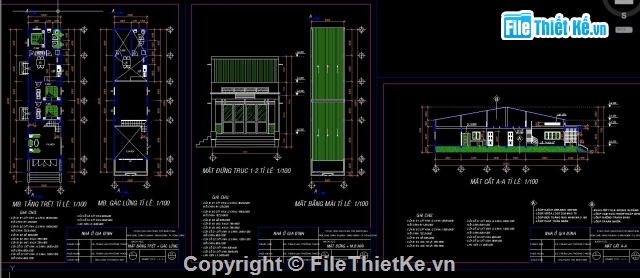 cad mẫu nhà,mẫu bản vẽ,bản vẽ autocad nhà phố,bản vẽ cad nhà phố