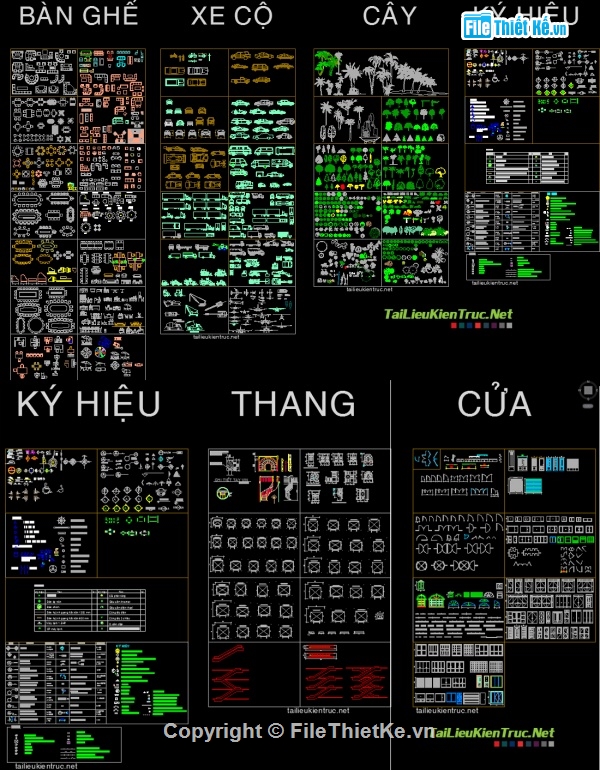 thư viện tổng hợp,các mẫu hình thiết kế,ký hiệu bản vẽ,mẫu hình khối