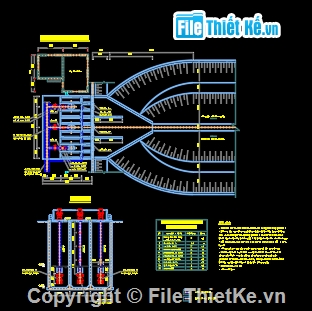 xử lý nước,xử lý  thang dọc,dầm 15 m