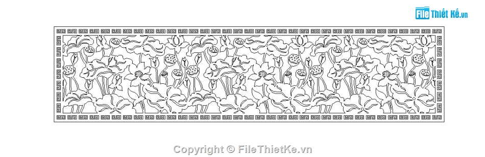 Tranh sen cnc đẹp,File dxf tranh sen cnc,File tranh sen cnc đẹp,Mẫu tranh sen cnc đẹp