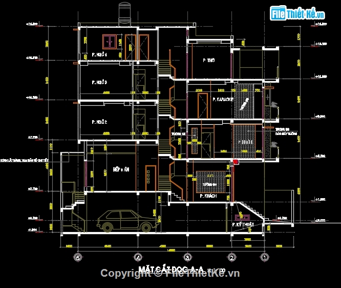 Triển khai kiến trúc,kiến trúc nhà phố 3 tầng,triển khai kiến trúc nhà phố 5x20m