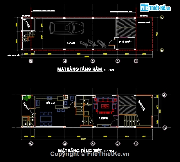 Triển khai kiến trúc,kiến trúc nhà phố 3 tầng,triển khai kiến trúc nhà phố 5x20m