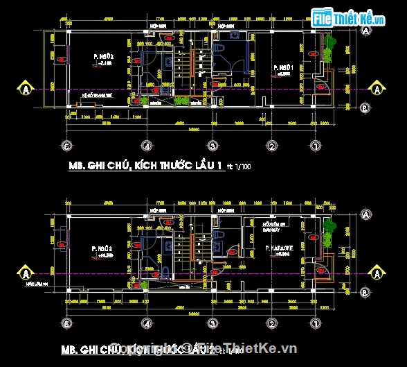 Triển khai kiến trúc,kiến trúc nhà phố 3 tầng,triển khai kiến trúc nhà phố 5x20m