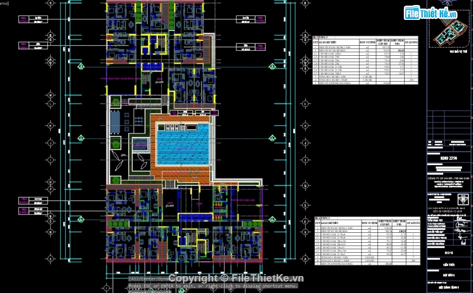 bản vẽ kiến trúc chung cư cao cấp,bản vẽ cad chung cư,thiết kế chung cư cao cấp,file cad chung cư