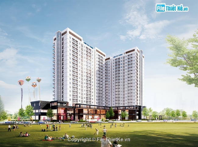 chung cư 18 tầng,tower linh tây,bản vẽ chung cư tây linh,Thiết kế chung cư 18 tầng