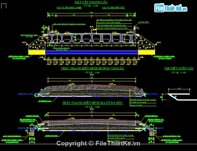 Bản Vẽ Xây Dựng,Hầm,Đường Bộ,Cổ Mã,Qua Đèo Cả