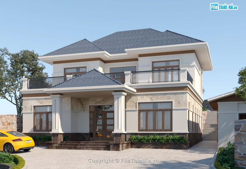 biệt thự 2 tầng mái nhật,bản vẽ biệt thự 2 tầng,biệt thự 2 tầng file cad,autocad biệt thự 2 tầng,biệt thự 2 tầng autocad