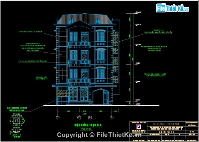 Hồ sơ trụ sở 4 tầng,Hồ sơ ủy ban phường 4 tầng,Phường trương định