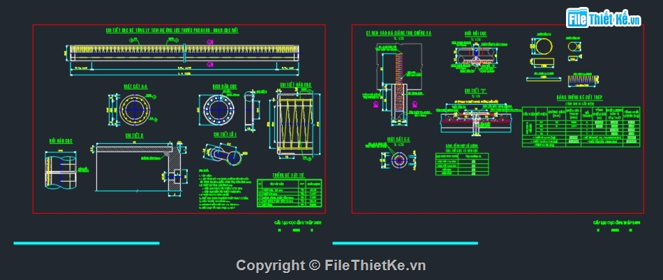 cọc ống,cọc đóng,trụ cảnh giới