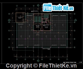trung tâm thương mại,Trung tâm thương mại 5 tầng,file cad trung tâm thương mại