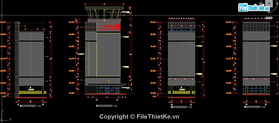 Trung tâm thương mại,bản vẽ tòa nhà  lotte,trung tâm thương mại lotte mart,lotte mart,Trung tâm thương mại  6 tầng,lotte mart đồng nai