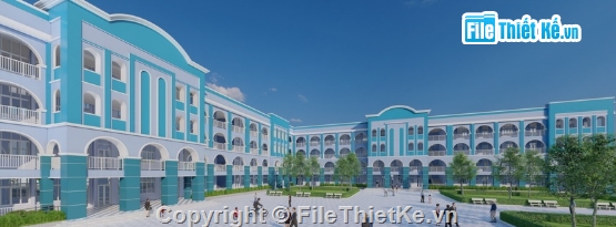 trường học,file cad trường học,trường học file cad