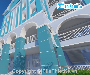 trường học,file cad trường học,trường học file cad
