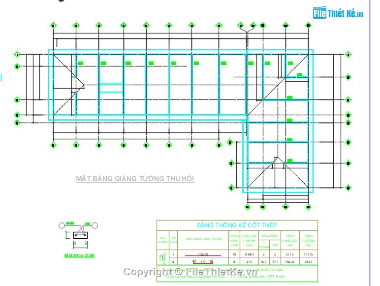 Trường mầm non,Bản vẽ trường học 2 tầng,file thiết kế trường mầm non