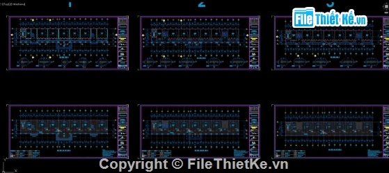 Trường học 2 tầng,trường THCS xuân hòa,trường thcs 2 tầng,file cad trường thcs