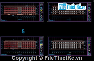 Trường học 2 tầng,trường THCS xuân hòa,trường thcs 2 tầng,file cad trường thcs