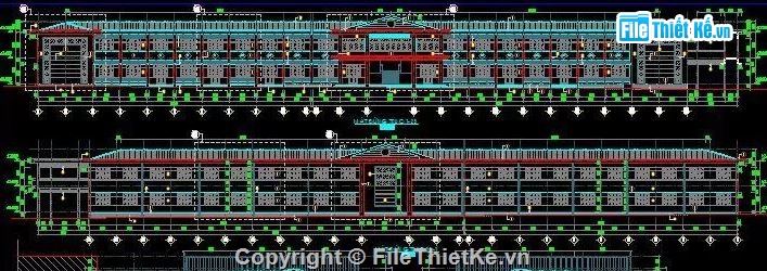 trường tiểu học 2 tầng,trường tiểu học 2 tầng file cad,cad trường tiểu học,trường tiểu học file cad