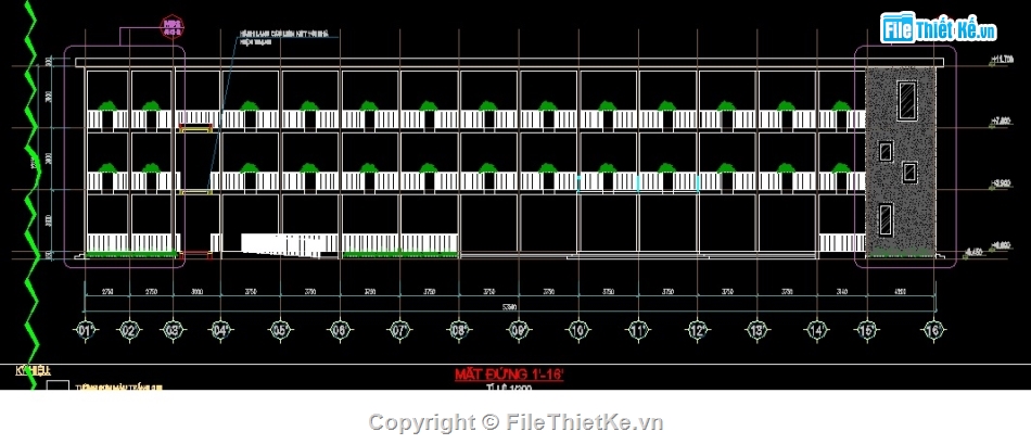 bản vẽ trường học,xây dựng dân dụng,sau thẩm định