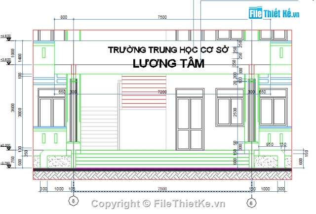 bản vẽ trường học,kết cấu trường học,trường trung học cơ sở,bản vẽ kết cấu,bản vẽ kết cấu lớp học,kết cấu lớp học