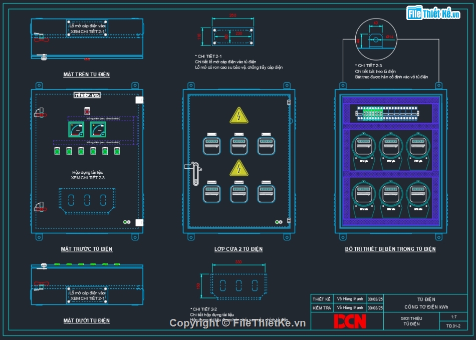 Bản vẽ thiết kế tủ điện DB,file dwg tủ điện tạm công trường,Bản vẽ thiết kế tủ điện,Bản vẽ tủ điện Solar,Tủ điện kWh,Tủ công tơ điện 1 pha
