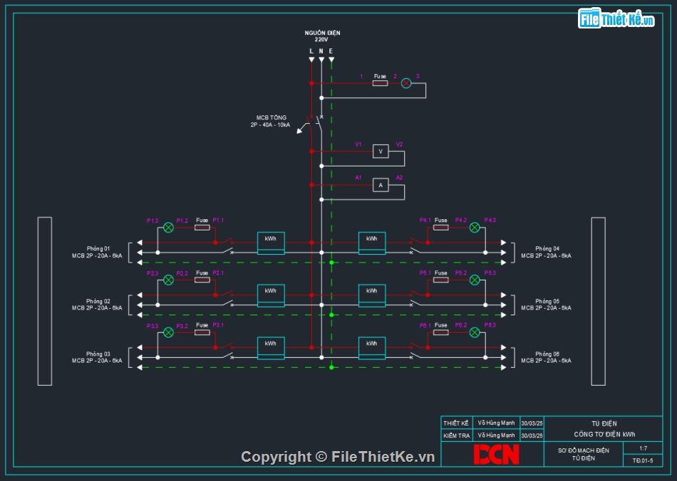Bản vẽ thiết kế tủ điện DB,file dwg tủ điện tạm công trường,Bản vẽ thiết kế tủ điện,Bản vẽ tủ điện Solar,Tủ điện kWh,Tủ công tơ điện 1 pha