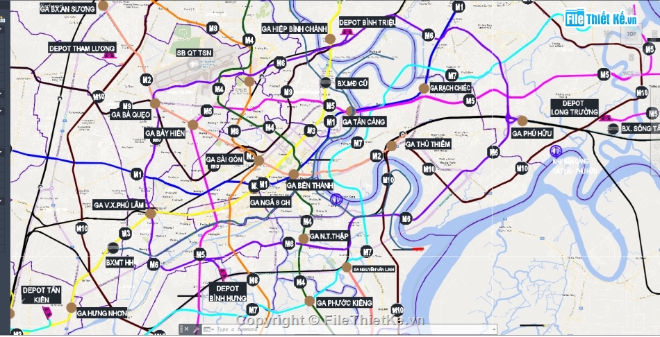 metro,tuyến metro,Tuyenmetro,tuyến M5,Ga metro,Tuyến đường sắt