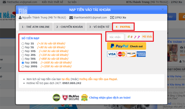Hướng dẫn NẠP TIỀN vào tài khoản Nạp tiền qua momo, nạp tiền qua chuyển khoản, nạp tiền qua thẻ atm online, nạp tiền qua ví điện tử, nạp tiền qua Viettel Pay