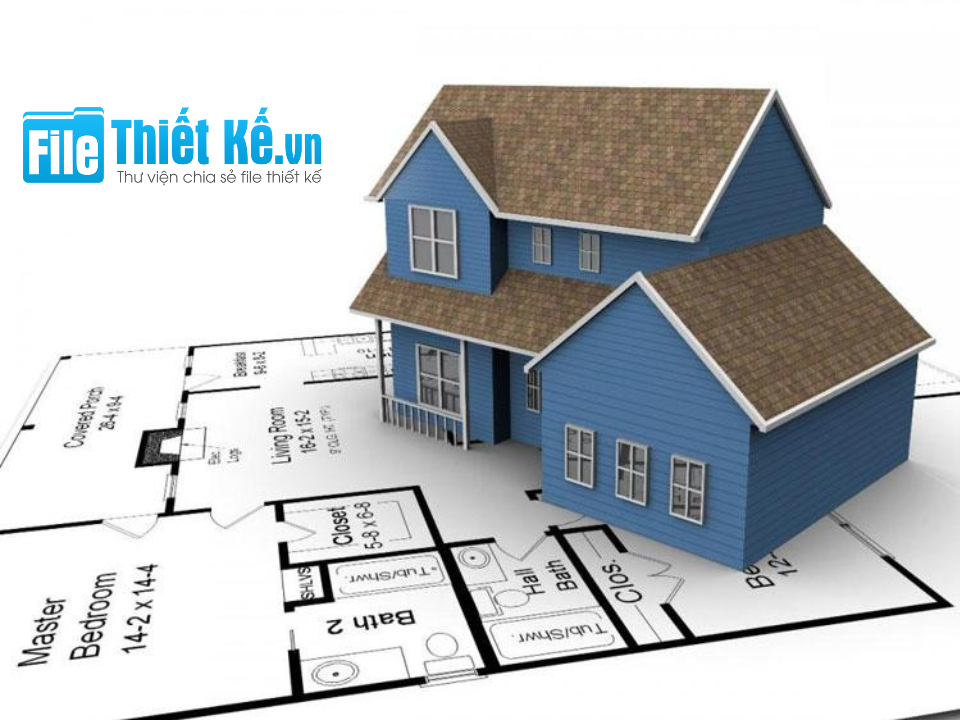 thiết kế nhà, bản vẽ thiết kế nhà, thiết kế nhà có sẵn, thiết kế nhà đẹp