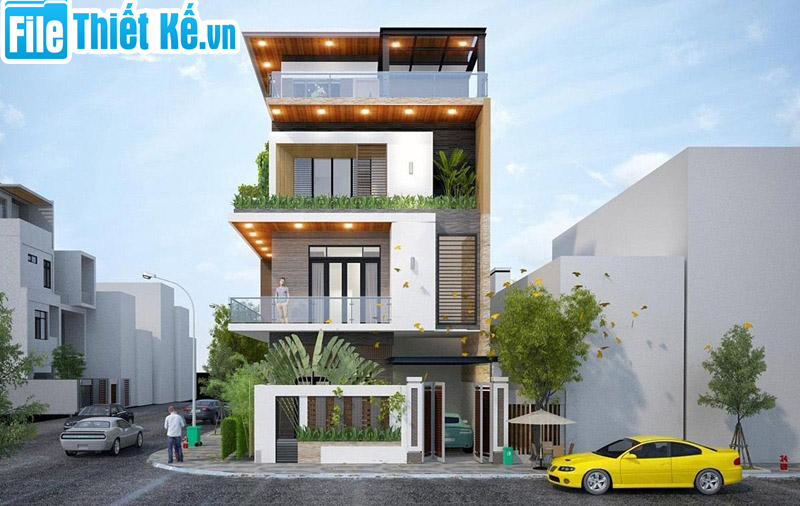nhà phố, nhà phố hiện đại, nhà phố Bắc Âu, nhà phố Cổ điển, top 7 mẫu nhà phố