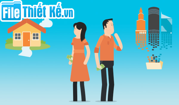nhà mặt đất, nhà chung cư, so sánh 2 nhà