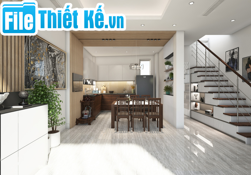 thiết kế nội thất, nội thất nhà lô phố, nội thất hiện đại, quy tắc thiết kế nội thất