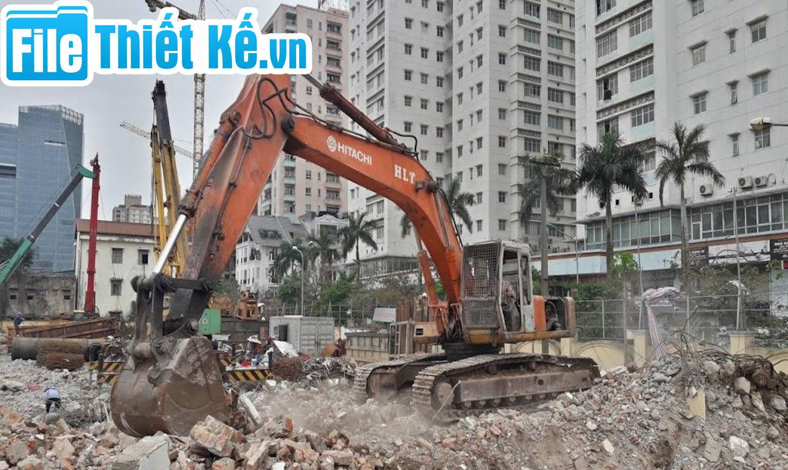 Chi phí san lấp, giải phóng mặt bằng, chi phí xây dựng