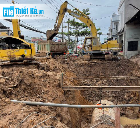 đào móng nhà, lấp hố móng mới nhất, san lấp hố móng