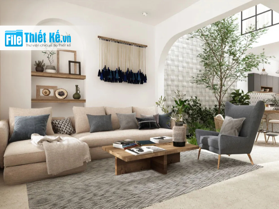 thiết kế nội thất, xu hướng nội thất, nội thất nhà 2025, nội thất địa trung hải, nội thất địa trung hải 2025