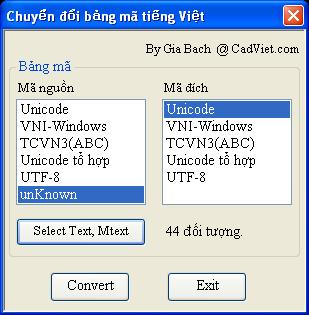 chuyển Đổi Font,  Cad, tránh gặp file, lỗi font