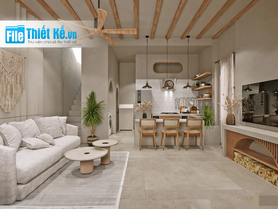 nội thất, phong cách thiết kế nội thất, nội thất wabisabi,wabisabi