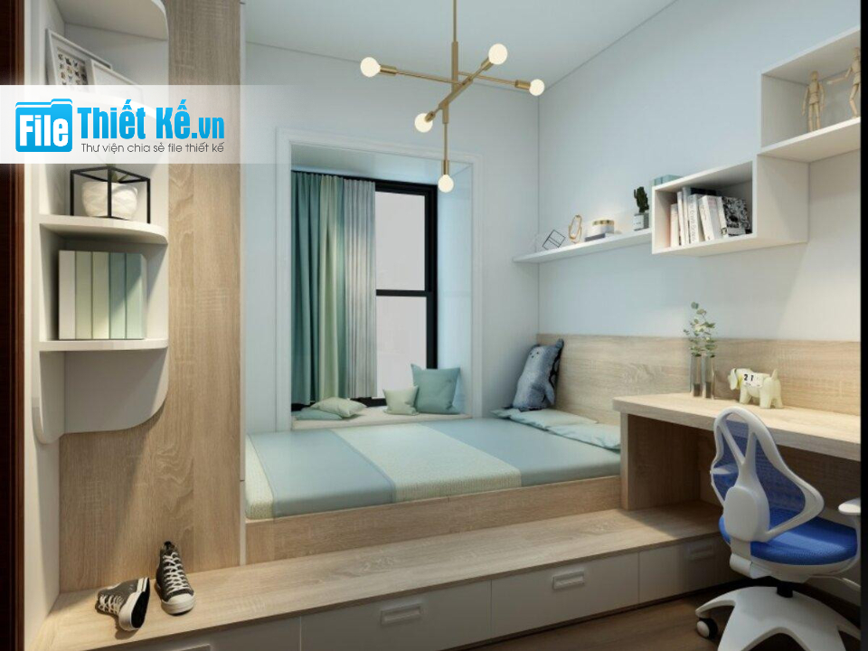 phòng ngủ, tối ưu không gian, phòng ngủ nhỏ, tối ưu phòng ngủ