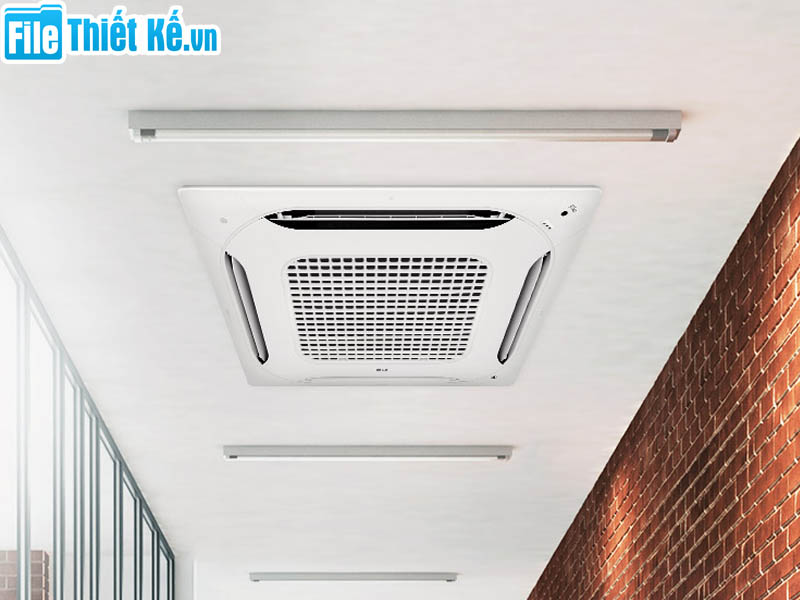 máy lạnh âm trần, điều hòa âm trần, lắp đặt âm trần