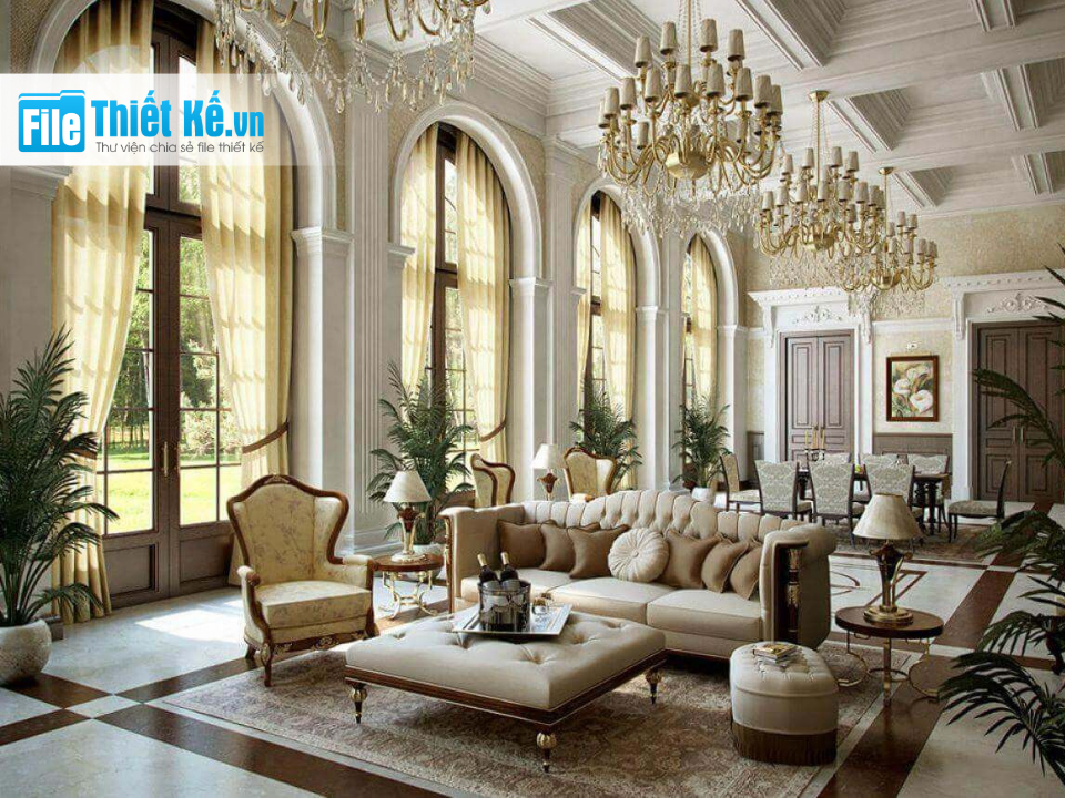 nội thất nhà, nội thất, nội thất phong cách classic, nội thất classic