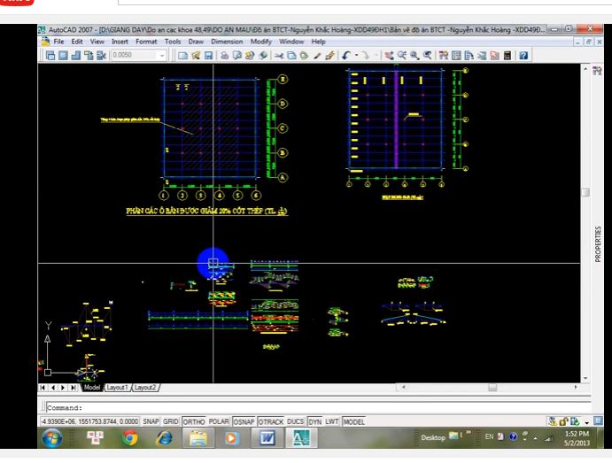 ghép layout,cad,trình bày bản vẽ