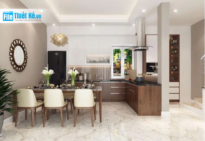 5 xu hướng thiết kế nội thất phòng bếp, nội thất phòng bếp dẫn đầu năm 2025, nội thất phòng bếp, xu hướng thiết kế nội thất phòng bếp