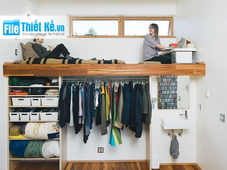 phòng ngủ, thiết kế phòng ngủ không gian hẹp, phòng ngủ không gian hẹp, phòng ngủ nhỏ