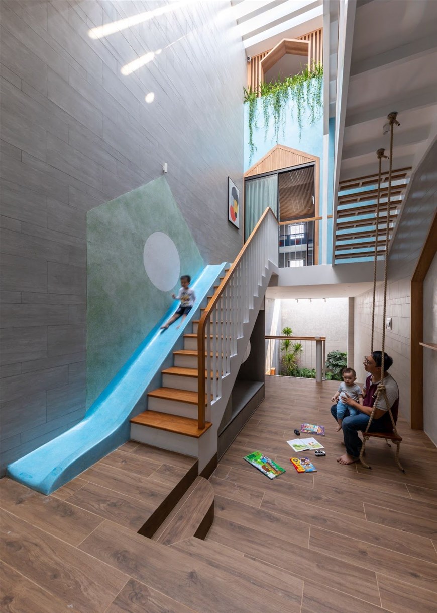 ánh sáng nhà ống, tình trạng thiếu ánh sáng, thiếu ánh sang nhà phố