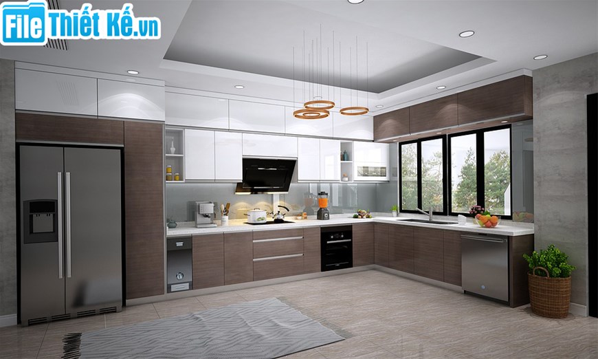 4 quy tắc bạn cần nắm trước khi bố trí đồ vật trong nhà bếp theo phong thủy Phong thủy, quy tắc bố trí nội thất, 4 quy tắc, phong thủy nhà bếp, Filethietke.vn