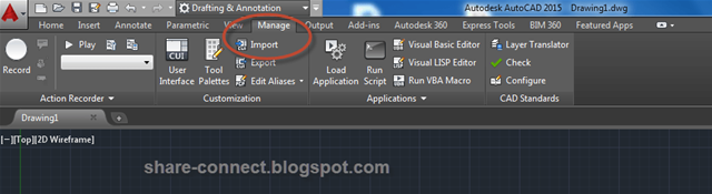Chuyển về giao diện Classic - Autocad 2015 Chuyển về giao diện Classic - Autocad 2015,Giao diện Ribbon