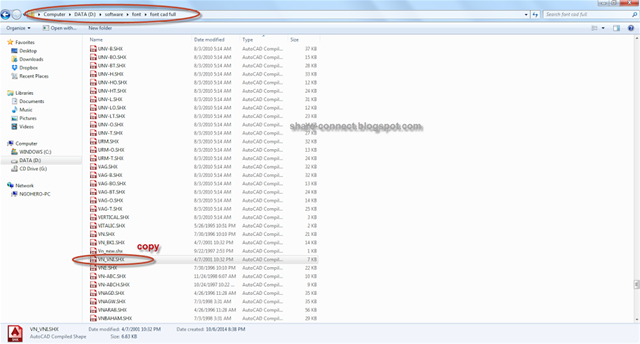 Font Autocad - Font SHX Full (có đính kèm link download 878 Font) Font Autocad,khắc phục lỗi font trong autocad