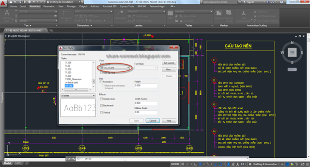 Font Autocad - Font SHX Full (có đính kèm link download 878 Font) Font Autocad,khắc phục lỗi font trong autocad