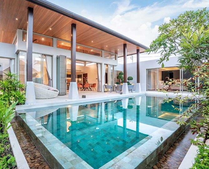 biệt thự không vách ngăn, kiến trúc cao cấp, thiết kế cá nhân hóa, không gian sống hiện đại