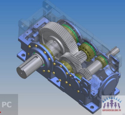 Thiết kế trục và bánh răng trên AutoCAD Mechanical Thiết kế trục,bánh răng trên AutoCAD Mechanical